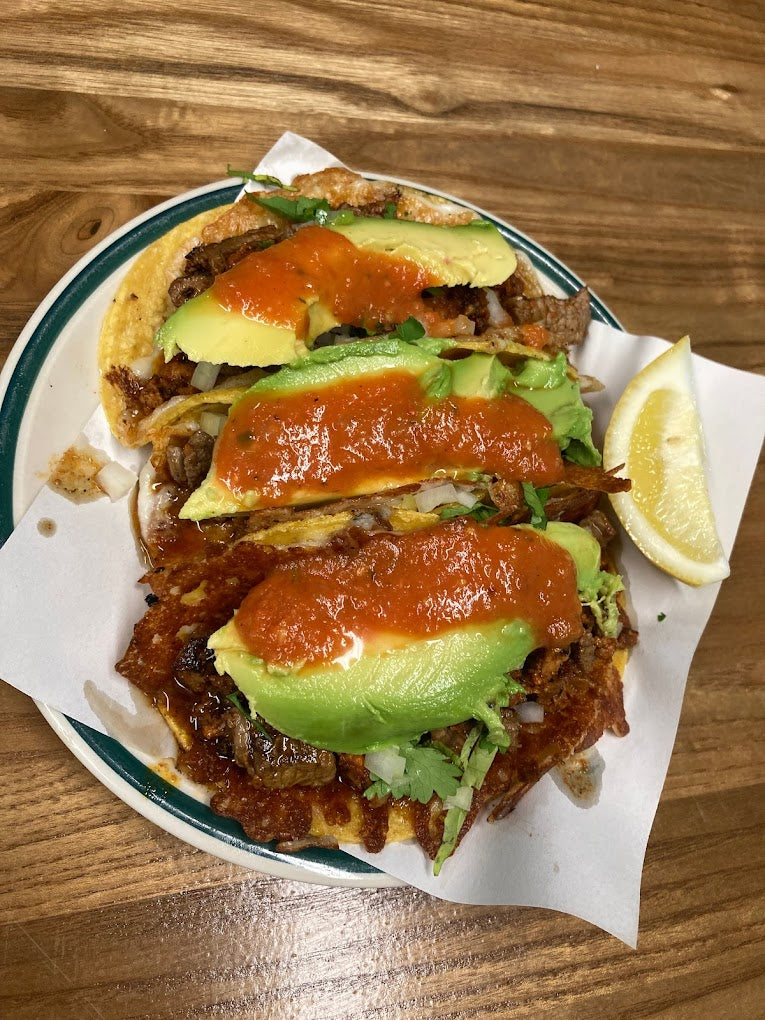 You can Load your tacos by adding cheese and avocado